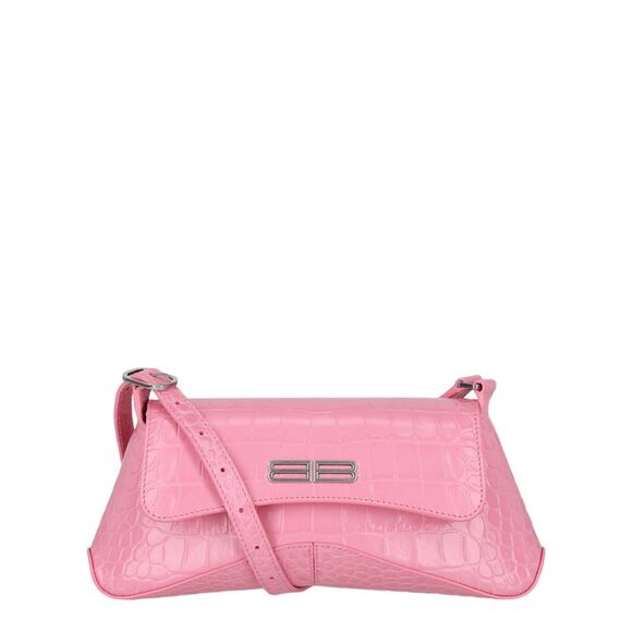 Balenciaga Embossed Croc Shoulder Bag Womens - Picture 1 of 6